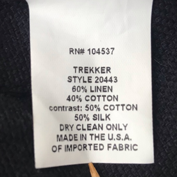 Burning Torch blazer linen silk sz S luxe details - Picture 6 of 9
